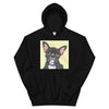 Men's / Women's Cartoon Pet Portrait Hoodie (Black)
