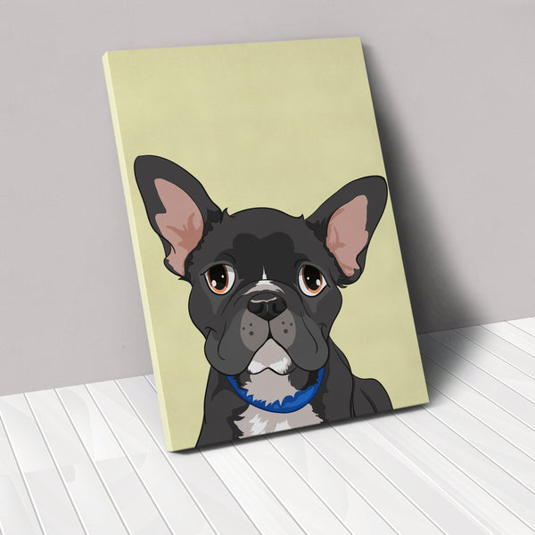Cartoon Pet Portrait Canvas