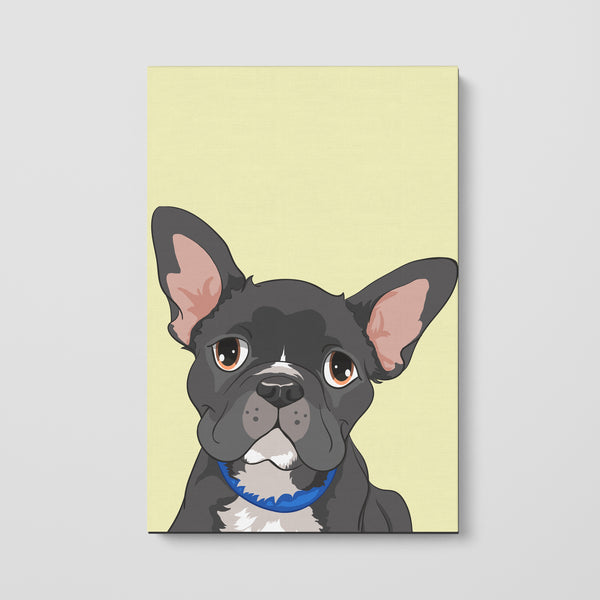 Cartoon Pet Portrait Canvas