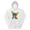 Men's / Women's Cartoon Pet Portrait Hoodie (White)