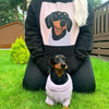 Men's / Women's Premium Pet Portrait Hoodie (Black)