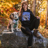 Men's / Women's Premium Pet Portrait Hoodie (Black)