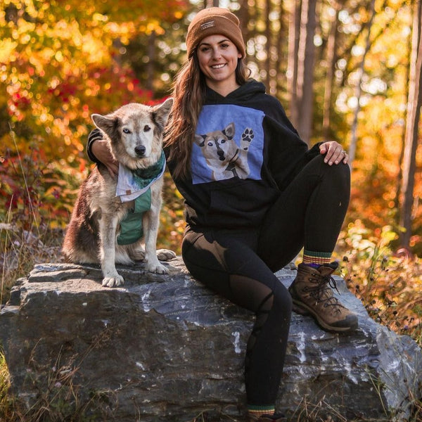 Men's / Women's Premium Pet Portrait Hoodie (Black)