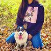 Men's / Women's Premium Pet Portrait Hoodie (Black)
