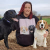 Men's / Women's Premium Pet Portrait Hoodie (Black)