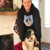 Men's / Women's Premium Pet Portrait Hoodie (Black)