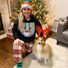 Men's / Women's Premium Pet Portrait Hoodie (Black)