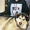 Men's / Women's Premium Pet Portrait Hoodie (Black)