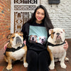 Men's / Women's Premium Pet Portrait Hoodie (Black)