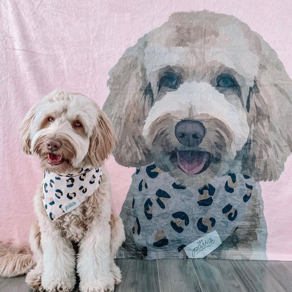 Custom Pet Print Fleece Blanket