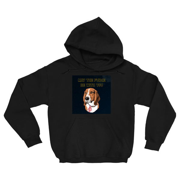 Men's / Women's Galaxy Pet Print Hoodie (Black)