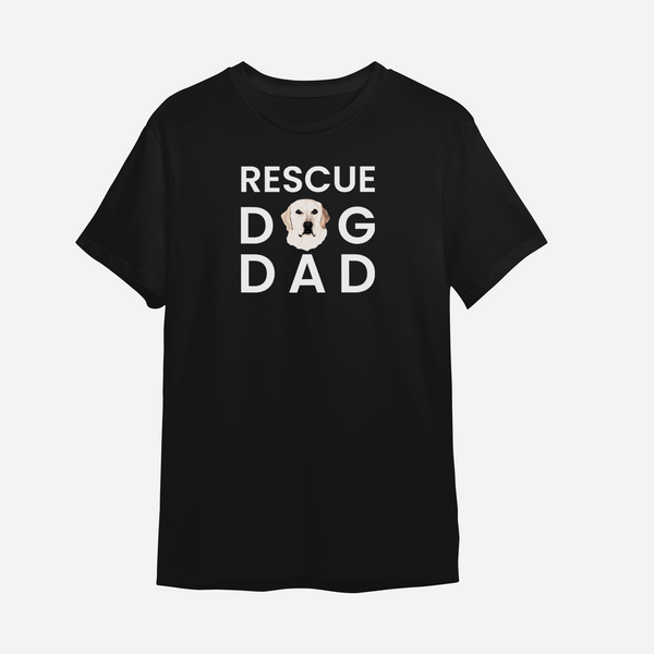 Rescue Dog Dad Custom Pet T-Shirt