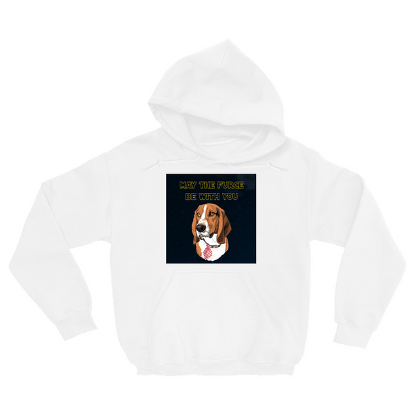 Men's / Women's Galaxy Pet Print Hoodie (White)