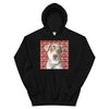 Men's / Women's Christmas Pet Portrait Hoodie (Black)