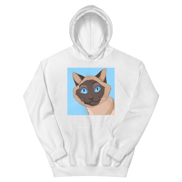 Men's / Women's Cartoon Pet Portrait Hoodie (White)