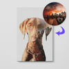 Double Exposure Pet Print Canvas