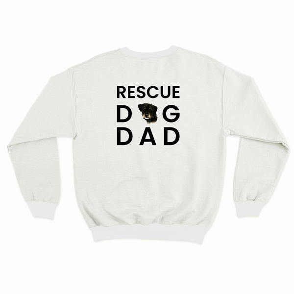 Rescue Dog Dad Custom Pet Sweatshirt