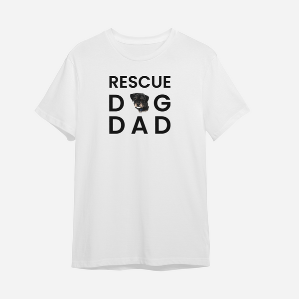 Rescue Dog Dad Custom Pet T-Shirt