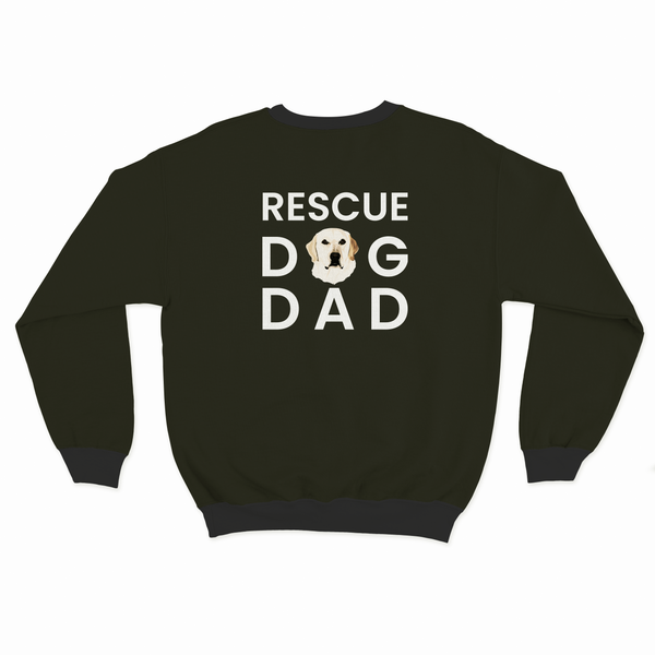 Rescue Dog Dad Custom Pet Sweatshirt