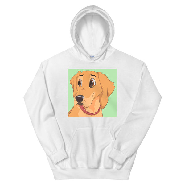 Men's / Women's Cartoon Pet Portrait Hoodie (White)