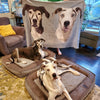 Custom Pet Print Fleece Blanket