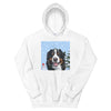 Men's / Women's Christmas Pet Portrait Hoodie (White)