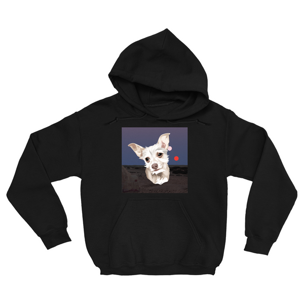 Men's / Women's Galaxy Pet Print Hoodie (Black)