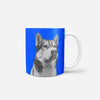 Monochrome Sketch Pet Print Coffee Mug