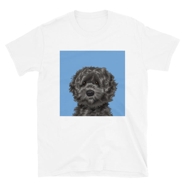 Women's Premium Pet Portrait T-Shirt (White)