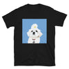 Women's Premium Pet Portrait T-Shirt (Black)