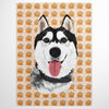 Easter Pet Print Fleece Blanket