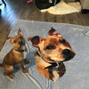 Custom Pet Print Fleece Blanket