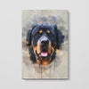 Watercolor Pet Print Canvas