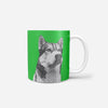 Monochrome Sketch Pet Print Coffee Mug
