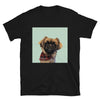 Women's Premium Pet Portrait T-Shirt (Black)