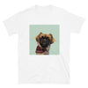 Men's Premium Pet Portrait T-Shirt (White)