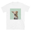 Men's Premium Pet Portrait T-Shirt (White)