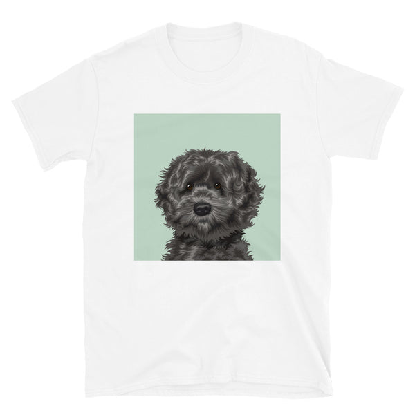 Women's Premium Pet Portrait T-Shirt (White)