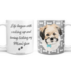 Licking Mom's Face Mother's Day Coffee Mug