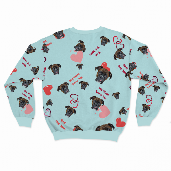 Mother's Day Pet Print Sweatshirt