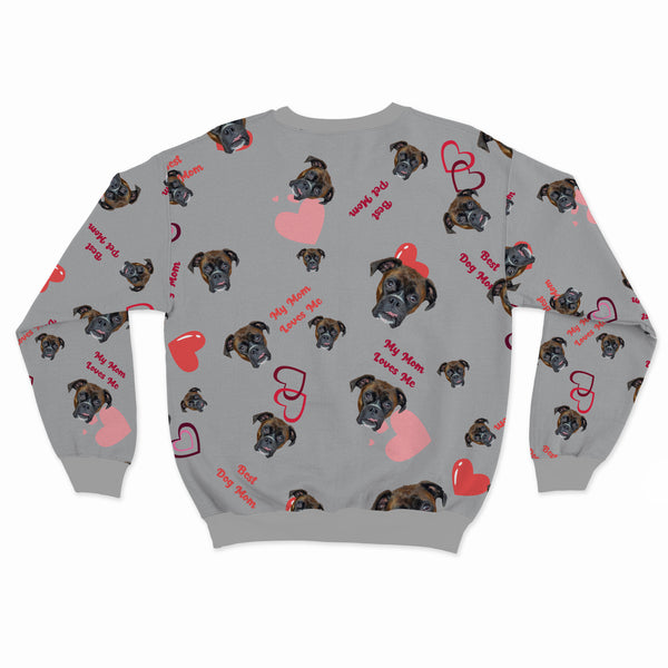 Mother's Day Pet Print Sweatshirt
