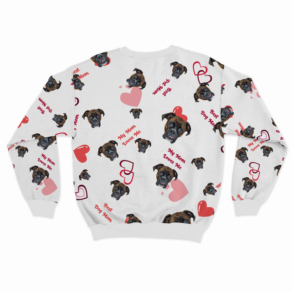 Mother's Day Pet Print Sweatshirt