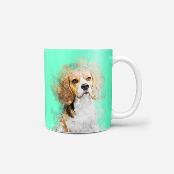 Watercolor Pet Print Coffee Mug