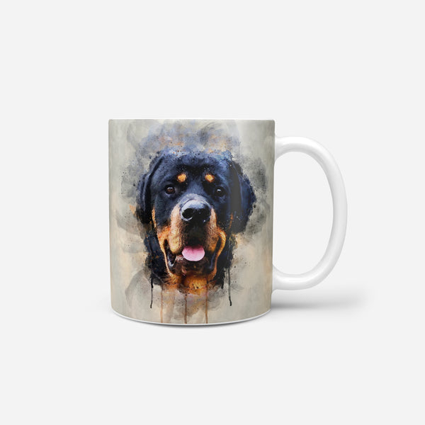 Watercolor Pet Print Coffee Mug