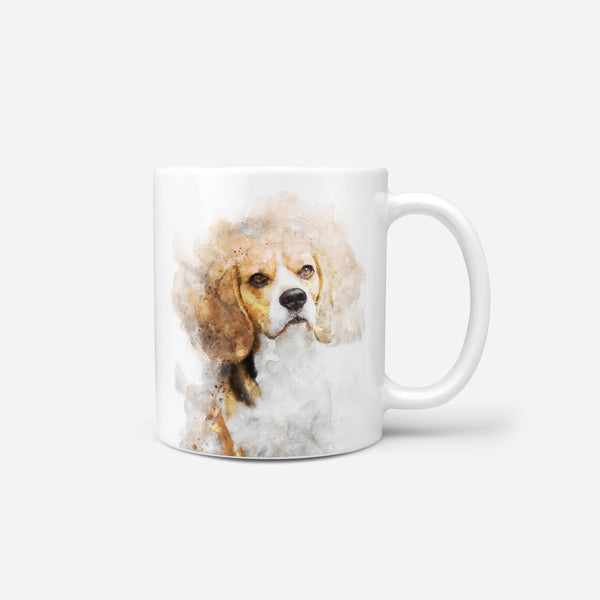 Watercolor Pet Print Coffee Mug