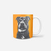 Monochrome Sketch Pet Print Coffee Mug