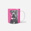 Monochrome Sketch Pet Print Coffee Mug