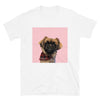 Women's Premium Pet Portrait T-Shirt (White)