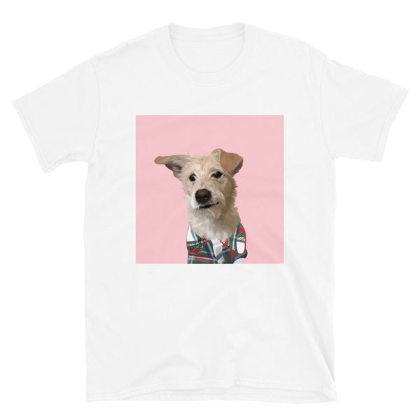 Women's Premium Pet Portrait T-Shirt (White)