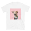 Men's Premium Pet Portrait T-Shirt (White)